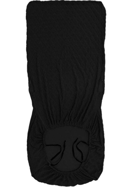 Polyester Bilgisayar Sandalyesi Kapak Koruyucu Evrensel Gerilebilir Çıkarılabilir Siyah (Yurt Dışından)