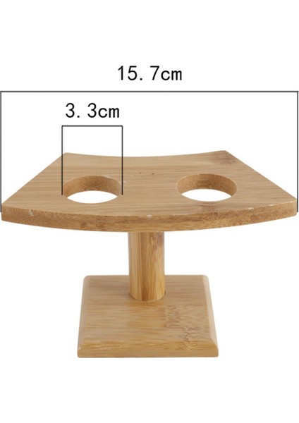 Yemek Odası Dekoru Için Çok Amaçlı Japon Tarzı Rulo Depolama Rafı Iki Delikli Iki Çap: 3,3cm (Yurt Dışından)