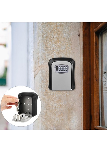 Fabrika Grisi Için Dış Mekan Anahtar Depolama Kutusu 4 Baslı Kombinasyon (Yurt Dışından) modelleri