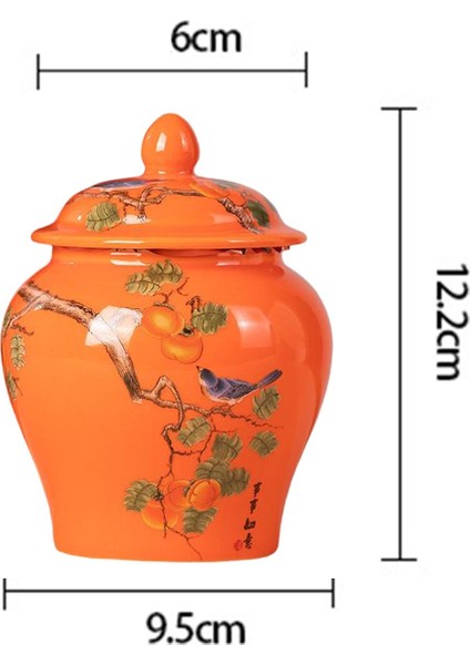 Antik Çin Tarzı Porselen Zencefil Kavanoz Gıda Depolama Kavanozu Çay Tenekesi (Yurt Dışından) fırsatları