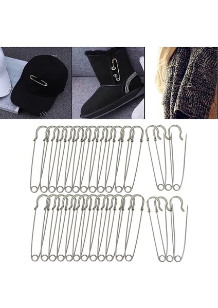 30 Adet Ekstra Büyük Güvenlik Pimleri Etekler Için Ağır Hizmette Sağlam Tuval 2,5 Inç (Yurt Dışından) fırsatları