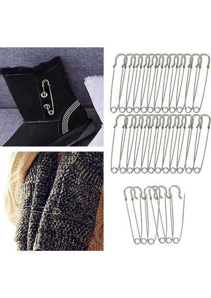 30 Adet Ekstra Büyük Güvenlik Pimleri Etekler Için Ağır Hizmette Sağlam Tuval 2,5 Inç (Yurt Dışından) indirimleri