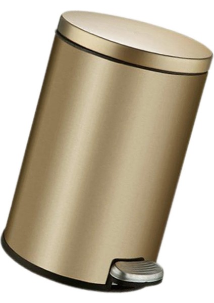 Yuvarlak Adım Çöp Kutusu Toz Kutusu Elleri Ücretsiz Su Geçirmez Mutfak Tuvalet Ev Altın (Yurt Dışından) modelleri