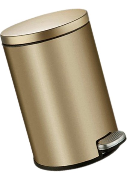 Yuvarlak Adım Çöp Kutusu Toz Kutusu Elleri Ücretsiz Su Geçirmez Mutfak Tuvalet Ev Altın (Yurt Dışından) fırsatları