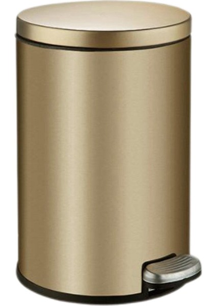 Yuvarlak Adım Çöp Kutusu Toz Kutusu Elleri Ücretsiz Su Geçirmez Mutfak Tuvalet Ev Altın (Yurt Dışından) indirimleri