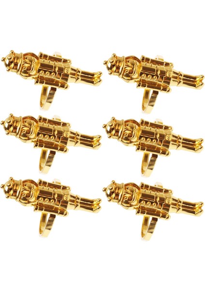 6pcs Peçete Için Peçete Cadılar Bayramı Partileri Için Noel Dekorasyon Altın (Yurt Dışından)