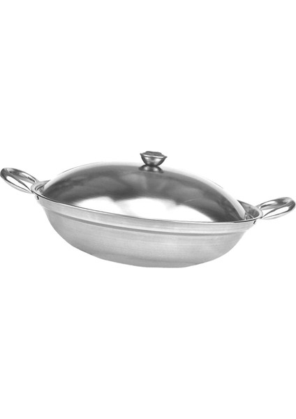 Paslanmaz Çelik Tencere Stockpot Tencere Çorbası Tava Barbekü Kampı Dış Mekan 27cmx7.5cm (Yurt Dışından)