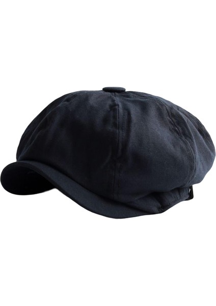 Nefes Alabilen Erkek Newsboy Şapka Kapaklar Yaz Için Gündelik Retro Stil L Sonbahar Boyutu Siyah (Yurt Dışından) modelleri