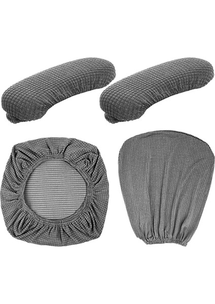 Baskılı Sandalye, Yemek Odası Aksesuarı Gri Için Çıkarılabilir Sandalye Koltuk Kapağı Kapakları (Yurt Dışından) fırsatları