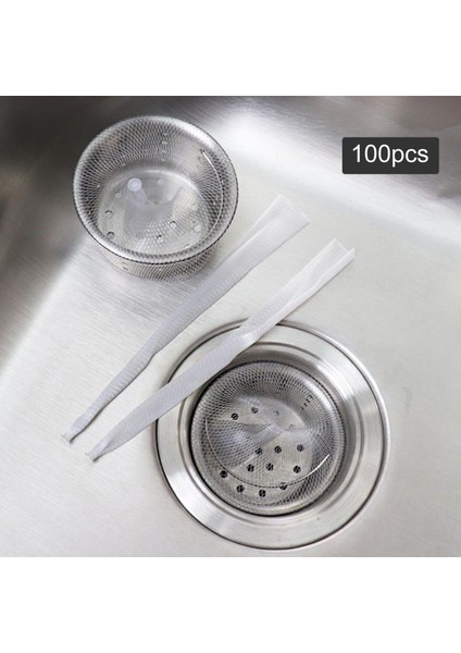 100 Parça Lavabo Filtre Dolu Çanta Mutfak Çöp Çanta Lavabo Süzgeci Mesh Torbası Kaba Mesh (Yurt Dışından) indirimleri