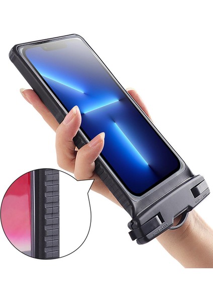 Telefon Su Geçirmez Kılıf 6.7 Yürüyüş Için Su Geçirmez Hücre 2022 Siyah 20.3x12x1.2cm (Yurt Dışından) fırsatları