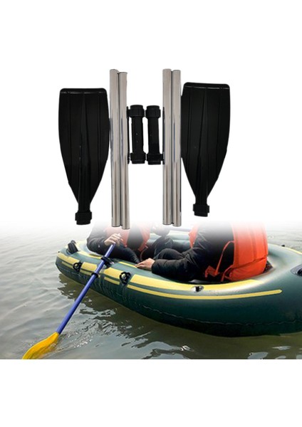 Kürek Karbon Kürek Bıçağı Kayak Balıkçılığı Şişirilebilir 1 Çift Kürek (Yurt Dışından)