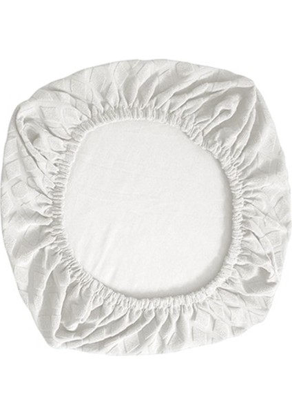 Sandalye Koltuk Kapağı Yemek Odası Sandalye Koltuk Slipcover Yeni Beyaz 38-48cm Için Uygun Elastik Kenar İle (Yurt Dışından)