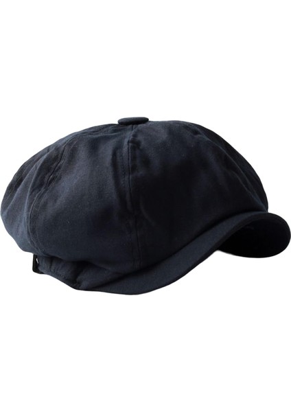 Nefes Alabilen Erkek Newsboy Şapkası 8 Panel Seyahat Için Meşe Meap Meard Bahar M Boyutu M Boyutunda Siyah (Yurt Dışından) fiyatları