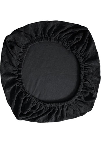 Sandalye Koltuk Kapağı Yemek Odası Sandalye Koltuk Slipcover Yeni Siyah 38-48cm Için Uygun Elastik Kenar İle (Yurt Dışından)