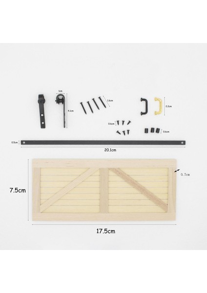 Mini Door Ahşap 1/12 Dollhouse Yaşam Sahnesi Düzen Düzenleri Sarı (Yurt Dışından)