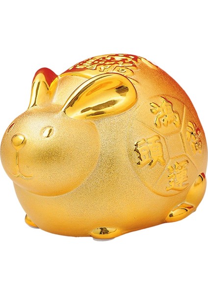 Çin Yeni Yıl Hediyeleri Için Şans Tavşan Piggy Bank Hayvanlı Heykelcik Masa Tabağı 5 Inç (Yurt Dışından) indirimleri