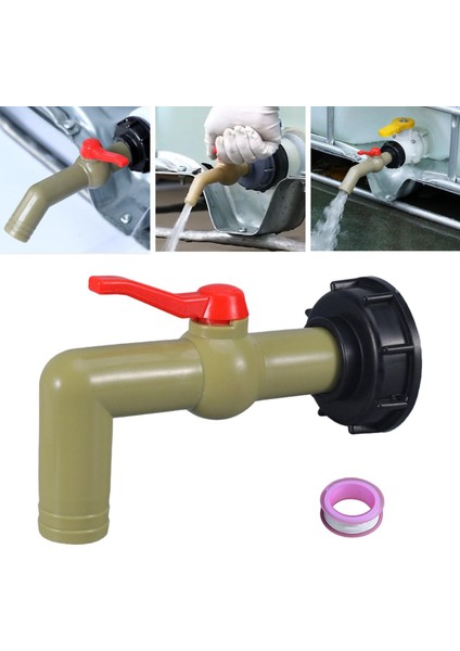 Ibc Tote Tank Adaptörü Bağlantı Hızlı Bağlantı Dişi Iplik Dn25 (Yurt Dışından)