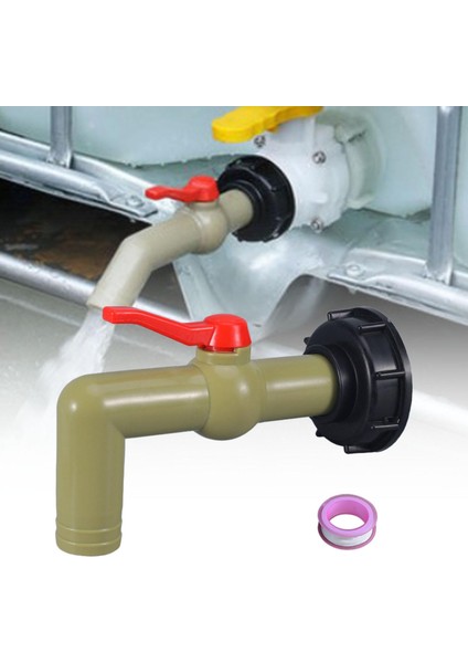 Ibc Tote Tank Adaptörü Bağlantı Hızlı Bağlantı Dişi Iplik Dn25 (Yurt Dışından)