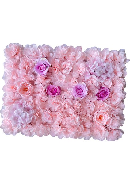 Çiçekler Duvar Paneli 40cmx60cm Çiçek Kapalı Parti Bebek Duş Pembe (Yurt Dışından)