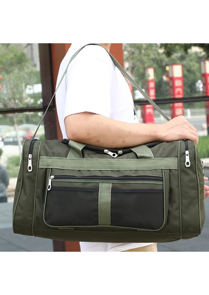 Büyük Kapasiteli Seyahat Duffel Çanta Çanta Su Geçirmez Bagaj Haftalı Çanta Yeşil (Yurt Dışından) fırsatları