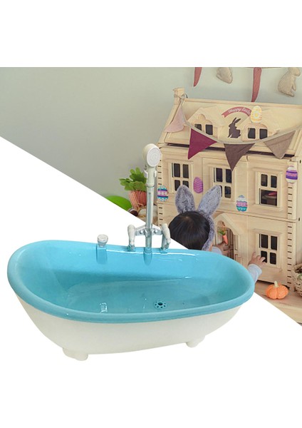 Dollhouse Ahşap Mobilya Aksesuarları Hayat Sahnesi Mavi (Yurt Dışından) modelleri