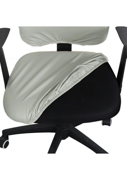 Bölünmüş Ofis Sandalye Kapağı Yıkanabilir Dönen Sandalye Koruyucusu Çıkarılabilir Streç Gri Koltuk Kapağı (Yurt Dışından) modelleri