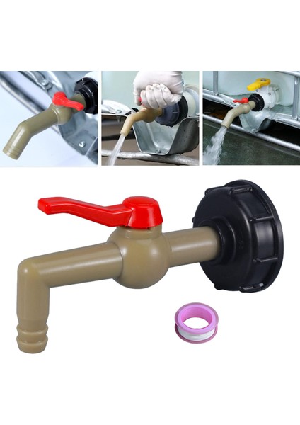 Ibc Tote Tank Adaptörü Bağlantısı Hızlı Bağlantı Iş Parçacığı Parçaları Için Dn15 (Yurt Dışından)
