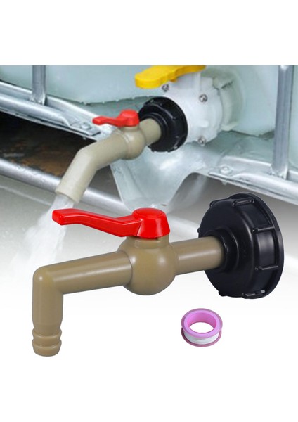 Ibc Tote Tank Adaptörü Bağlantısı Hızlı Bağlantı Iş Parçacığı Parçaları Için Dn15 (Yurt Dışından)