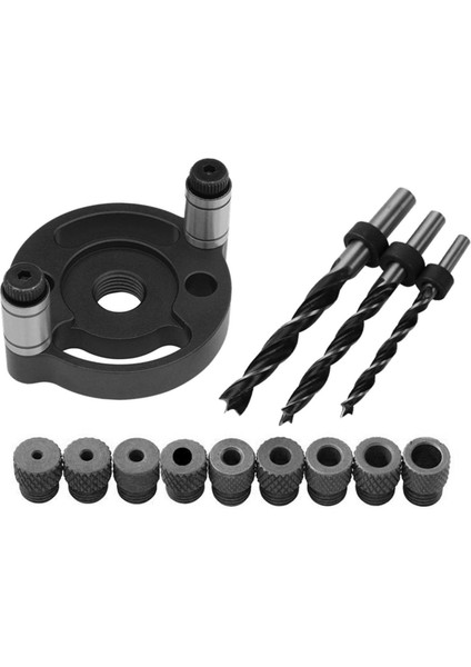 Zanaat Ahşap Marangozları Için Dikey Kendi Kendine Merkezleme Dübel 6/8/10mm Siyah (Yurt Dışından)
