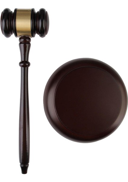 Mini Mallet Benzersiz Zanaat Hediyeleri Oyuncaklar El Yapımı Ahşap Avukat Müzayede Adalet Base (Yurt Dışından)