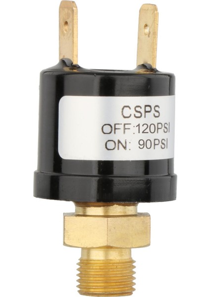 Ağır Hizmet Tipi Hava Kompresör Basınç Kontrol Anahtarı 12v Bakır 1/8 Inç Uç 90-120 Psi (Yurt Dışından)