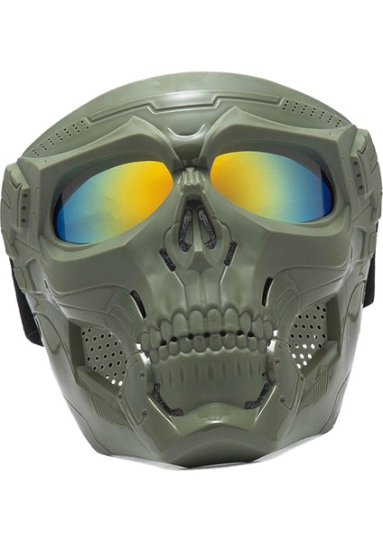 Kafatası Goggles Game Green Red Lens Için Tam Koruması (Yurt Dışından) fırsatları