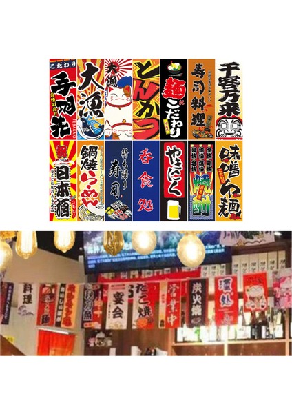 Japon Asılı Bayraklar Banners Suşi Süslemesi Için Işareti (Yurt Dışından)