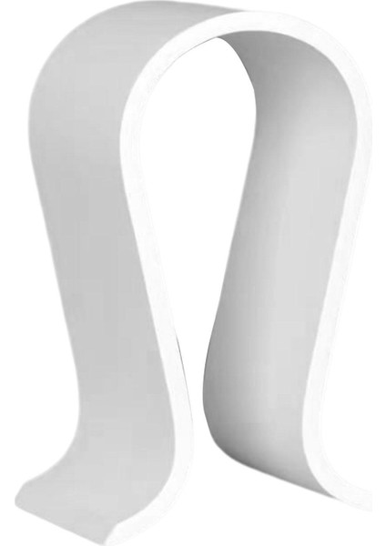Kulaklık Ekran Standı Anti Kayma Tabanı Ahşap Kulaklık Tutucusu Pc Gaming White (Yurt Dışından)