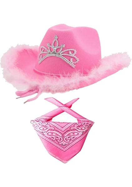 Kovboy Şapka Kadın Erkekler Sunhat Rahat Caz Şapka Kostümler Aksesuarlar Seyahat Pembe Seyahat (Yurt Dışından)