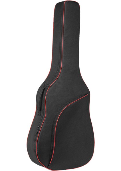 Gitar Çantası Gitar Konser Çantası Çift Ayarlanabilir Omuz Askısı Yeni Başlayanlar Için Hediyeler Kırmızı 40ın Ila 41ın (Yurt Dışından)