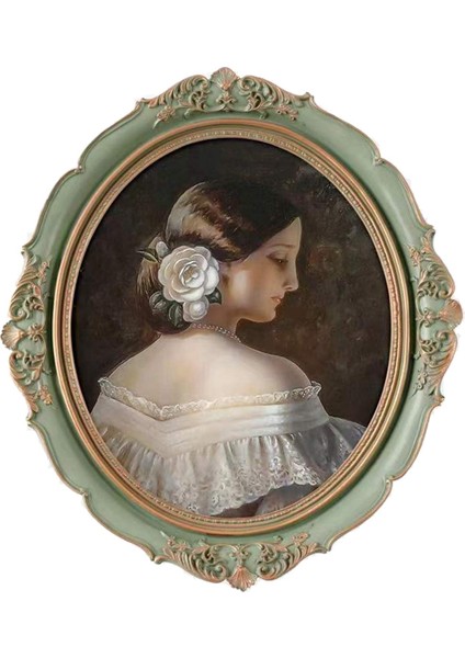 Fotoğraf Çerçevesi Retro Oval Üstü Ve Asılı Fotoğraf Galerisi Sundurma (Yurt Dışından) fiyatları