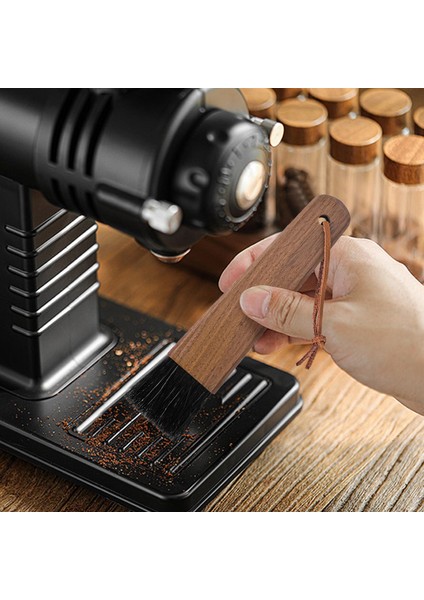 Kahve Öğütücü Temizleme Fırçasıı Espresso Çay Doğal Kıllar (Yurt Dışından)