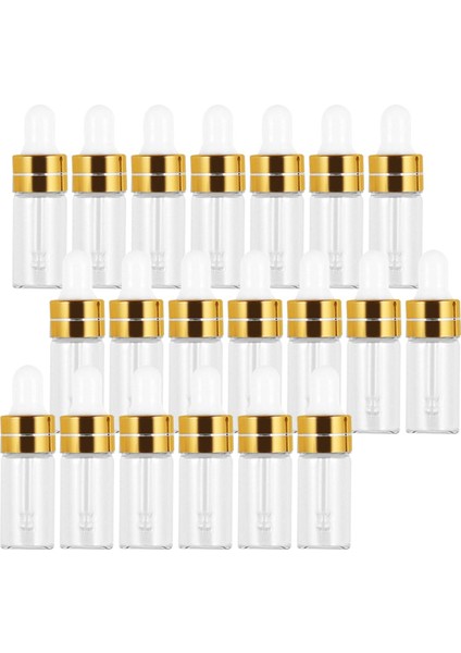 Parfüm Yağları Için Sızdıran Göz Damlaları İle 20x Cam Damlalı Şişeler Altın 3ml (Yurt Dışından) fiyatları