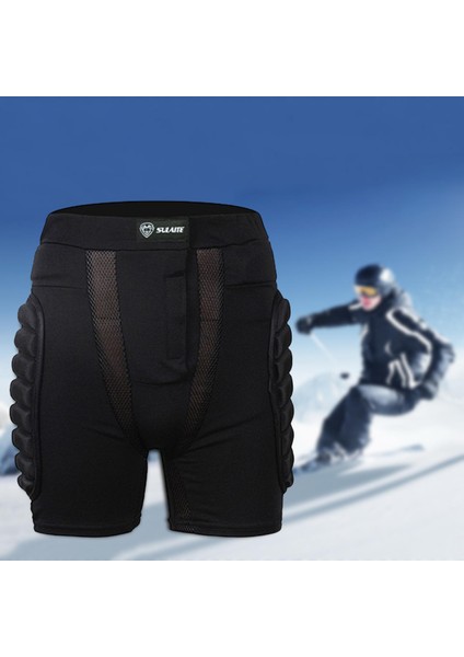 Yastıklı Şort Pantolonları Koruma Kalça Bisiklet Snowboard Rulo Pateni M (Yurt Dışından)