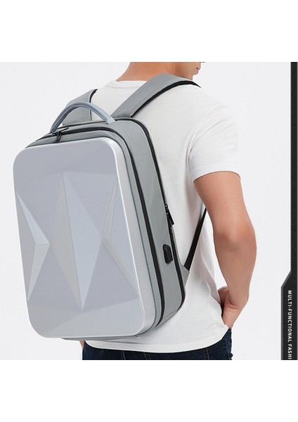 Su Geçirmez Dizüstü Bilgisayar Sırt Çantası Dirençli Sert Gri Yürüyüş (Yurt Dışından) fırsatları
