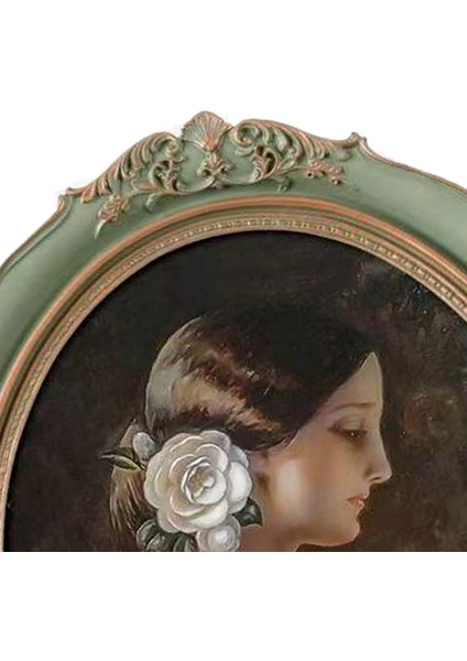 Fotoğraf Çerçevesi Retro Oval Üstü Ve Asılı Fotoğraf Galerisi Sundurması (Yurt Dışından) indirimleri