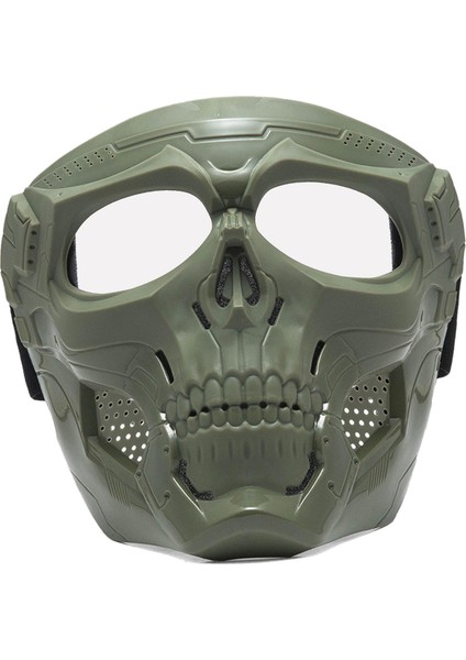 Kafatası Goggles Motosiklet Binicilik Goggles Cosplay Green Clear Lens Için (Yurt Dışından) fiyatları