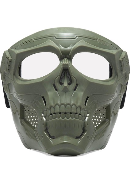 Kafatası Goggles Motosiklet Binicilik Goggles Cosplay Green Clear Lens Için (Yurt Dışından) modelleri