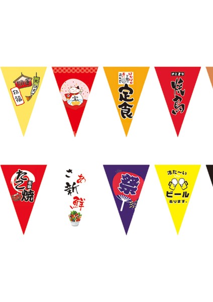 24 Flags Sushi Banner Üçgen Festival Restoranı Suşi M2 20cmx30cm (Yurt Dışından)