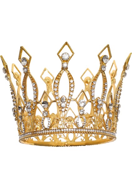 Tiaras Kronları, Tam Yuvarlak Kristalğünı Ve Tiaras Altın (Yurt Dışından)