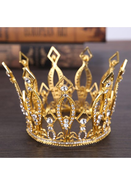 Tiaras Kronları, Tam Yuvarlak Kristalğünı Ve Tiaras Altın (Yurt Dışından)