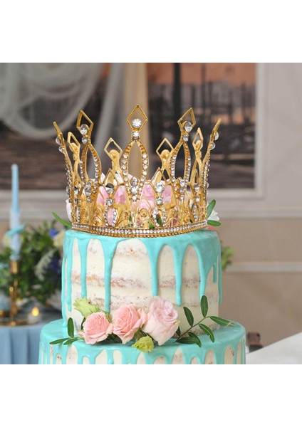 Tiaras Kronları, Tam Yuvarlak Kristalğünı Ve Tiaras Altın (Yurt Dışından)