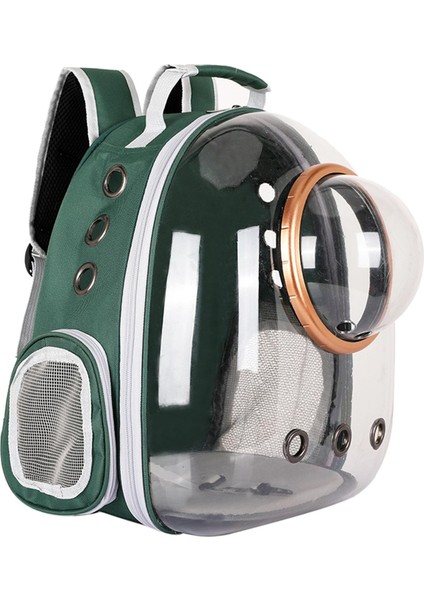 Pet Yavru Taşıyıcı Kapsül Sırt Çantası Yürüyüşü Taşıma Çantası Yeşil (Yurt Dışından)